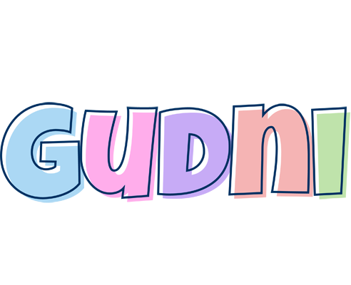 Gudni pastel logo