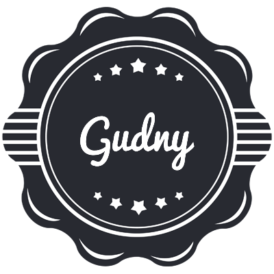 Gudny badge logo