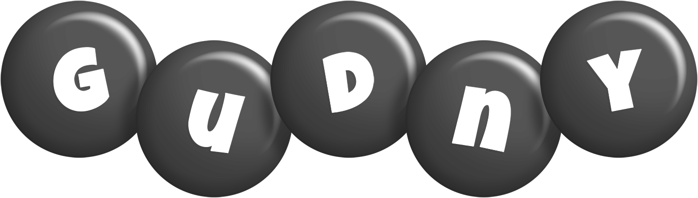 Gudny candy-black logo