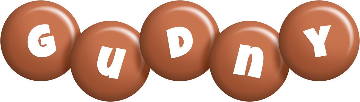 Gudny candy-brown logo