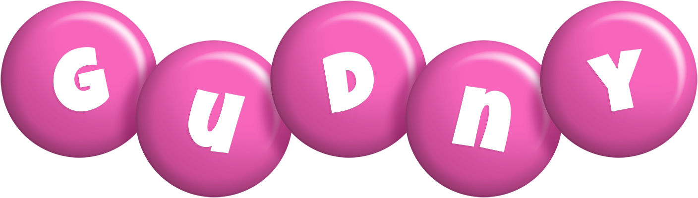 Gudny candy-pink logo