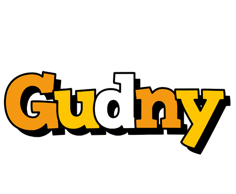 Gudny cartoon logo