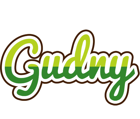 Gudny golfing logo