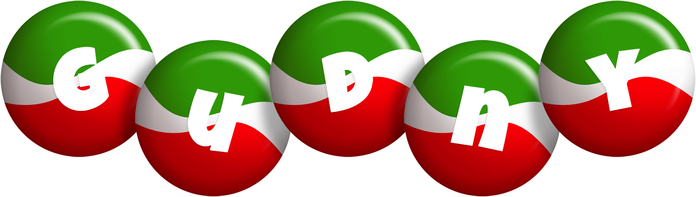 Gudny italy logo
