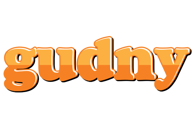 Gudny orange logo