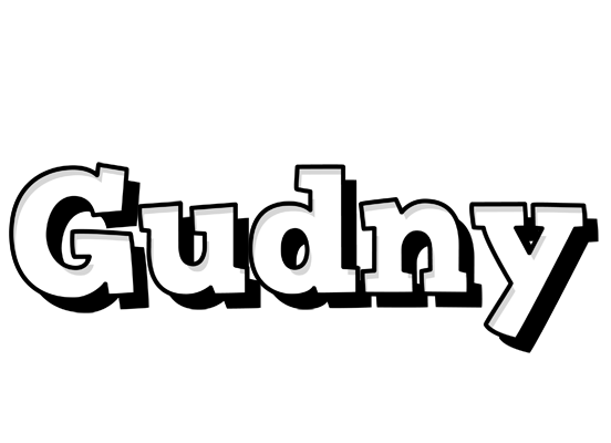 Gudny snowing logo