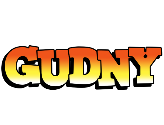 Gudny sunset logo