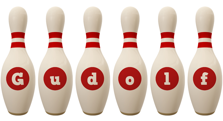 Gudolf bowling-pin logo