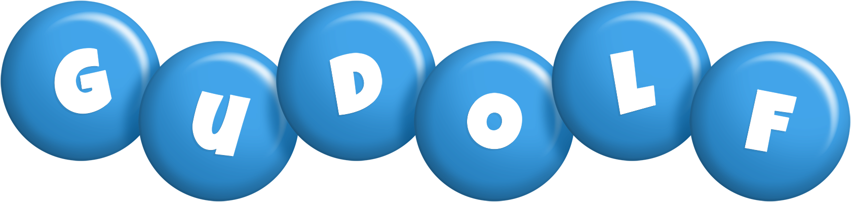 Gudolf candy-blue logo