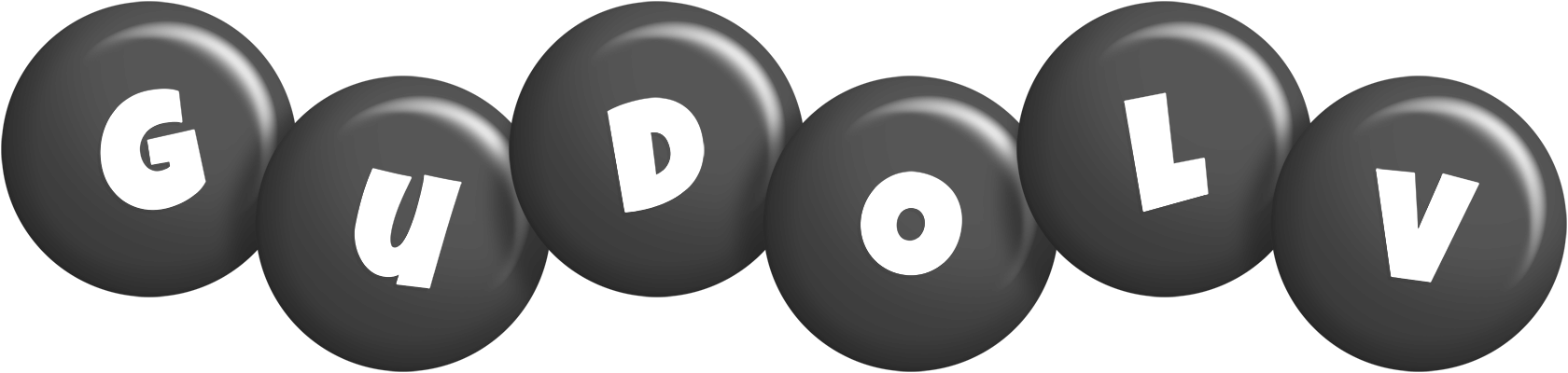 Gudolv candy-black logo
