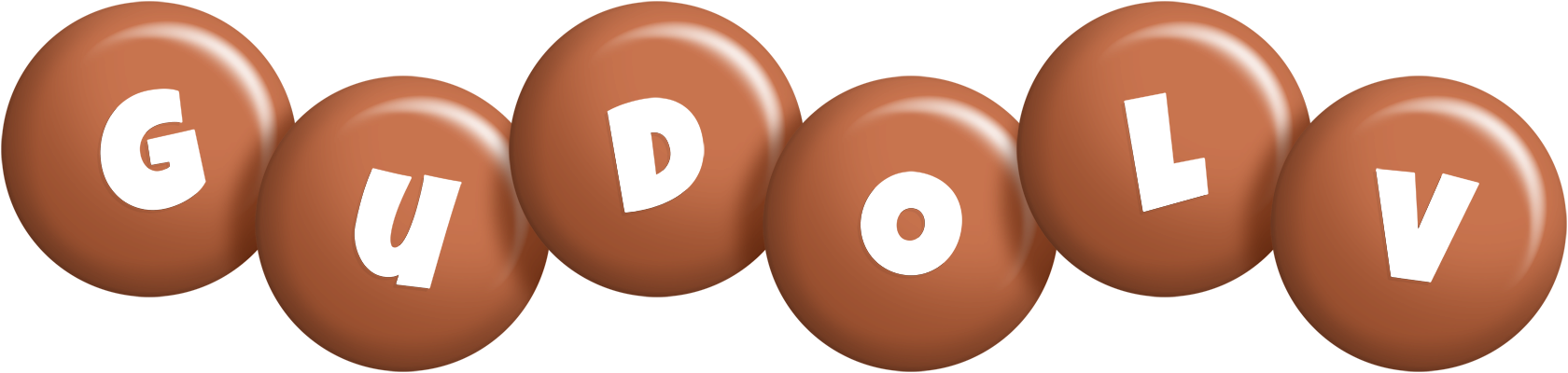 Gudolv candy-brown logo