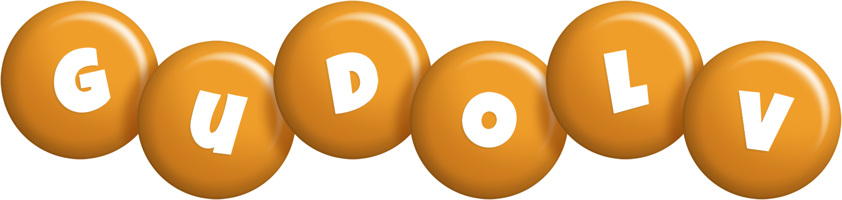Gudolv candy-orange logo