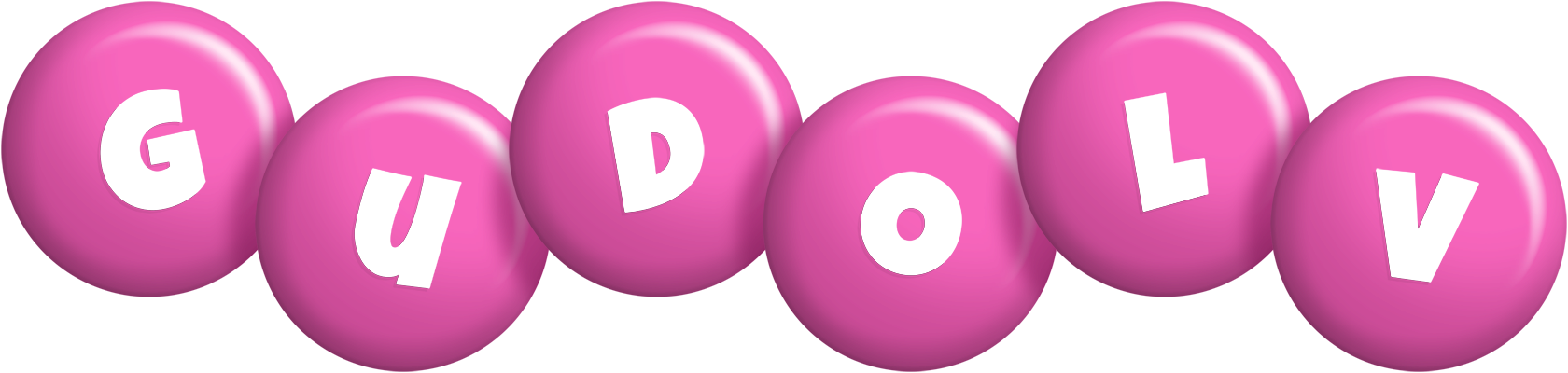 Gudolv candy-pink logo