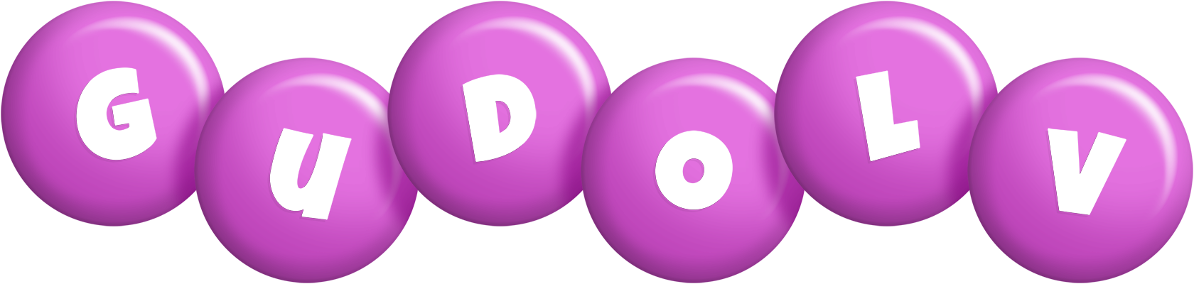 Gudolv candy-purple logo