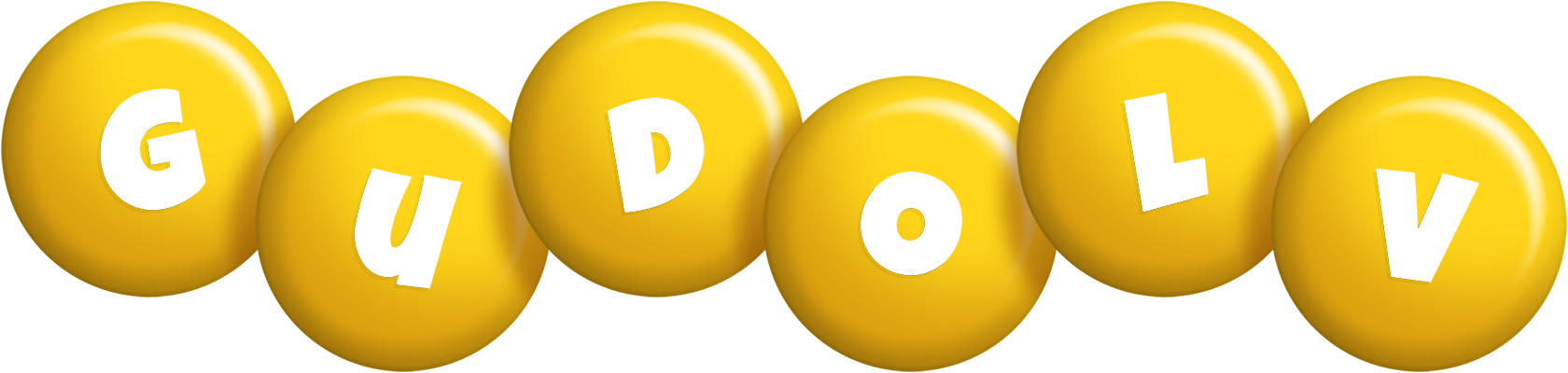 Gudolv candy-yellow logo