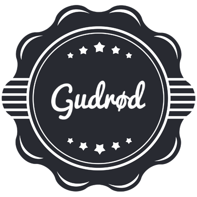 Gudrød badge logo