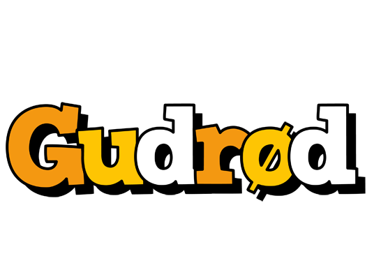Gudrød cartoon logo