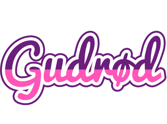 Gudrød cheerful logo