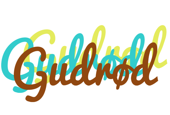 Gudrød cupcake logo