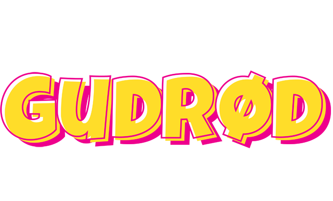 Gudrød kaboom logo