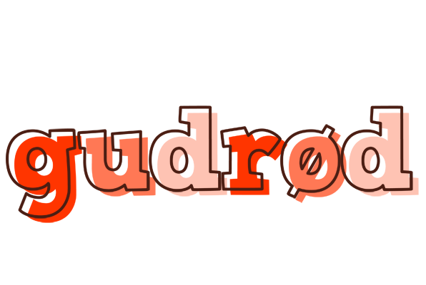 Gudrød paint logo
