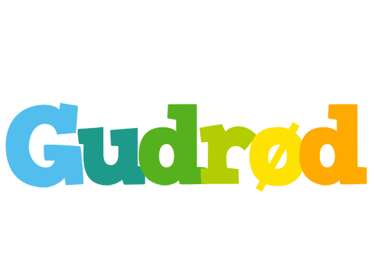 Gudrød rainbows logo
