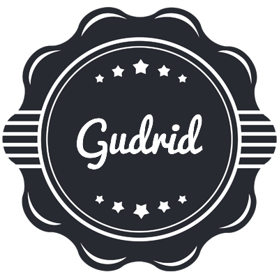 Gudrid badge logo