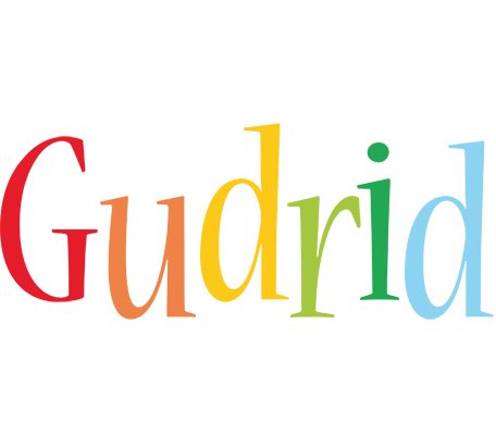 Gudrid birthday logo