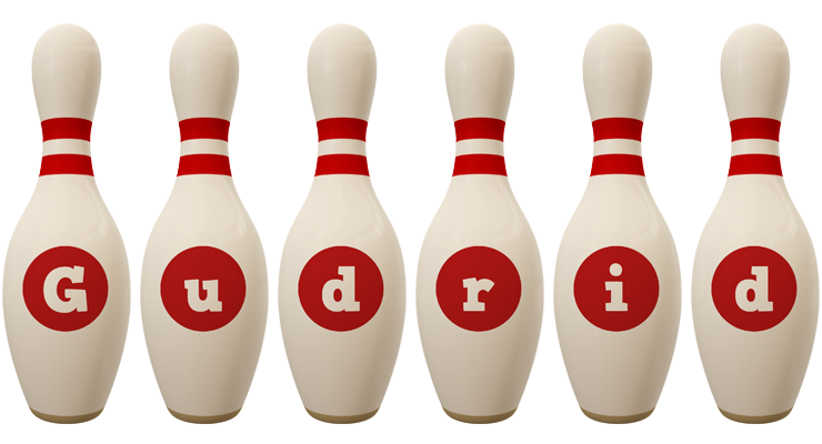 Gudrid bowling-pin logo