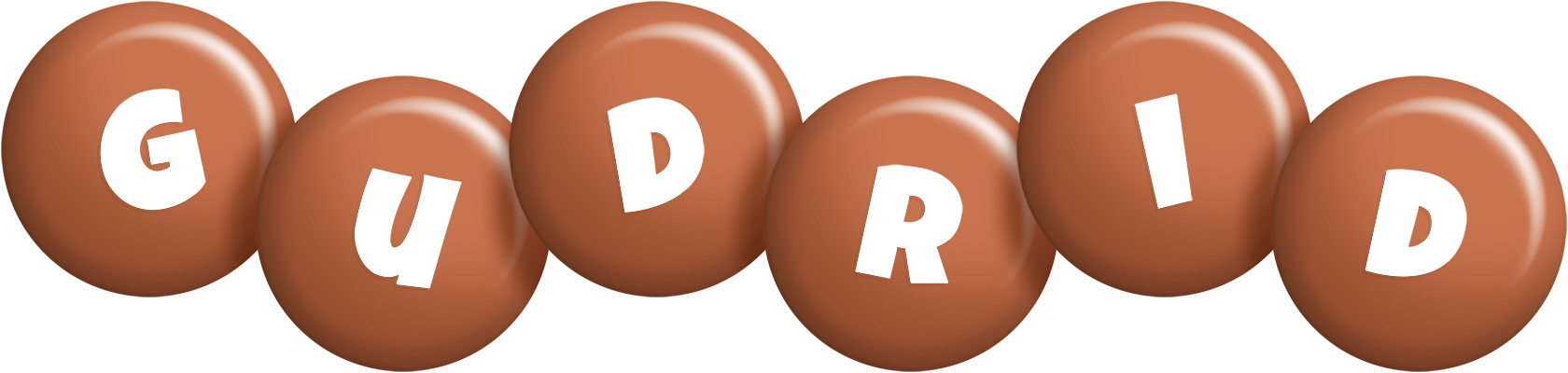 Gudrid candy-brown logo