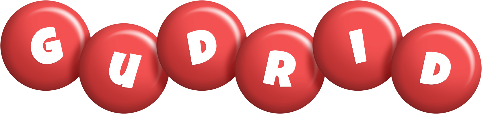 Gudrid candy-red logo