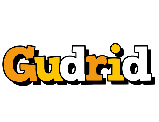 Gudrid cartoon logo