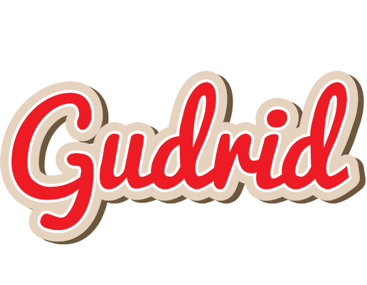 Gudrid chocolate logo