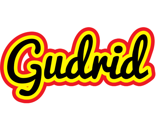 Gudrid flaming logo