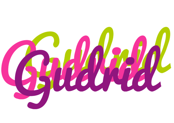 Gudrid flowers logo