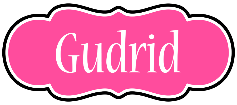 Gudrid invitation logo