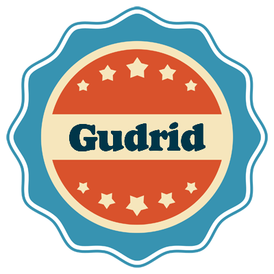 Gudrid labels logo