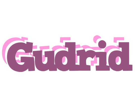 Gudrid relaxing logo