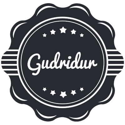 Gudridur badge logo