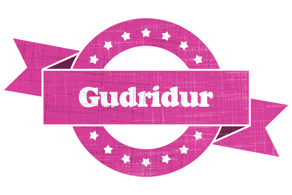 Gudridur beauty logo