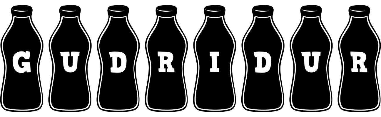 Gudridur bottle logo