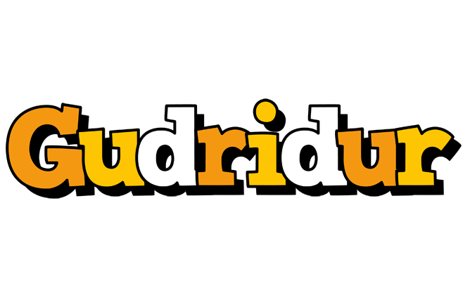 Gudridur cartoon logo