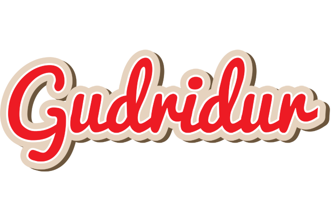 Gudridur chocolate logo