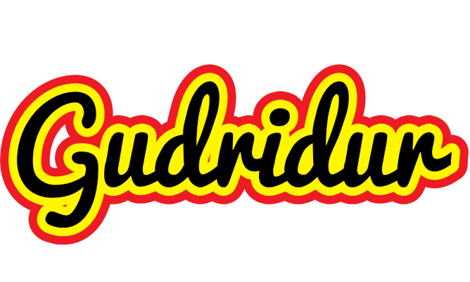 Gudridur flaming logo