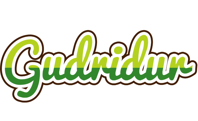 Gudridur golfing logo