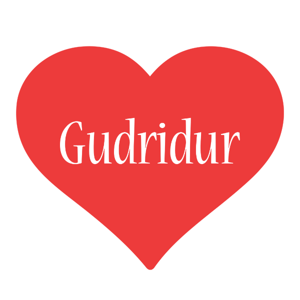 Gudridur love logo