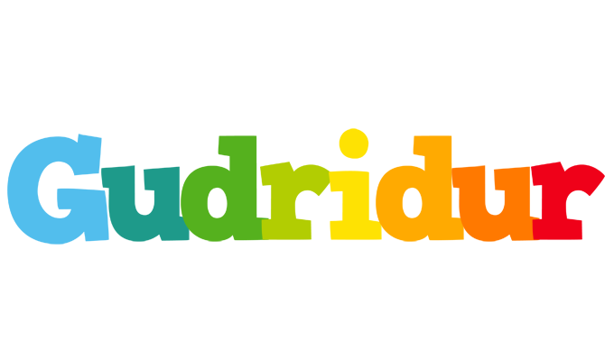 Gudridur rainbows logo