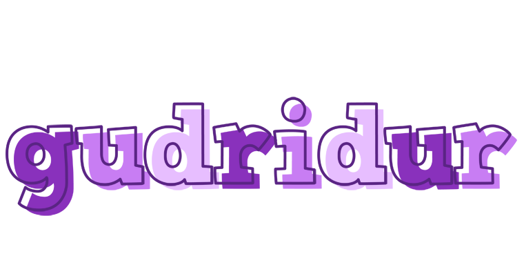Gudridur sensual logo