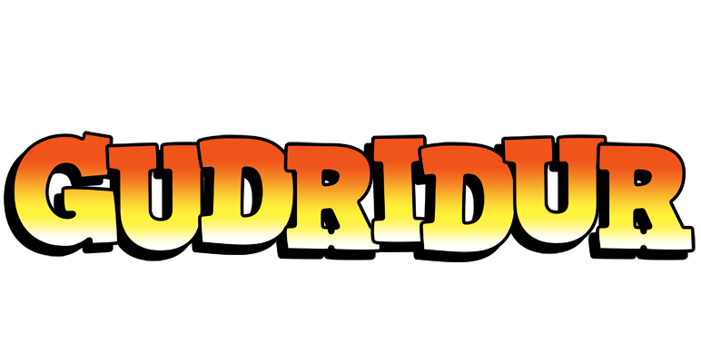 Gudridur sunset logo