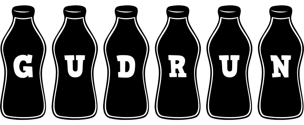 Gudrun bottle logo